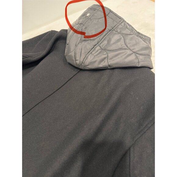 New Sam Edelman Men's Size XL Single Breasted Wool Blend Hooded Coat *Defect* - Picture 4 of 16